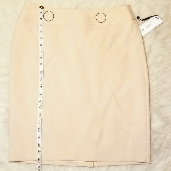 CALVIN KLEIN Twill Suit Skirt - Picture 13 of 14